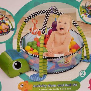 New Infant Activity 3 way Play Gym